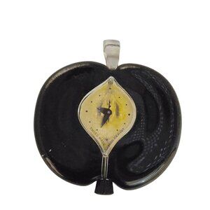 Antique Art Deco Swiss Made Mod Dep Int Early Lucite Watch Pendant (A8682)
